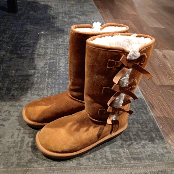 KOOLABURRA BY UGG Victoria Women’s Sz 4 Chestnut Tall Lined Winter 1015875 Boots - Picture 1 of 6
